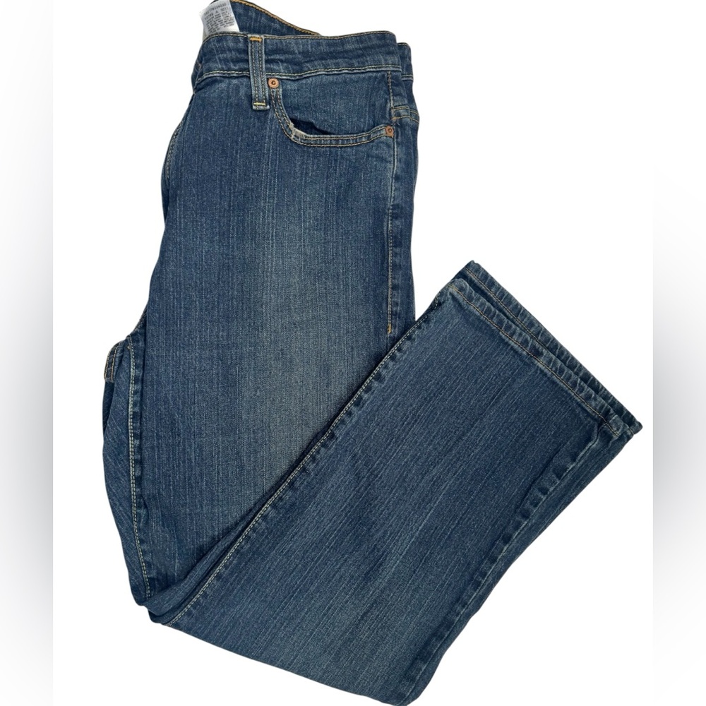 Levi's 515 Boot Cut Jeans 18 Blue Stretch Denim Classic Retro Casual